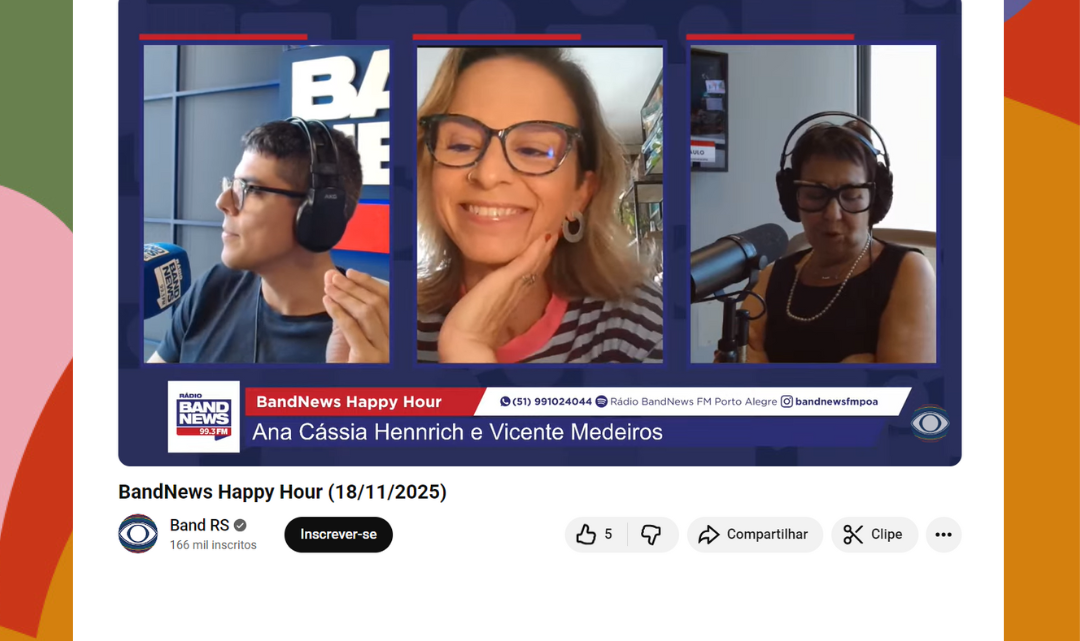 Desacelerar no mundo que corre: Entrevista à Rádio BandNews FM Porto Alegre