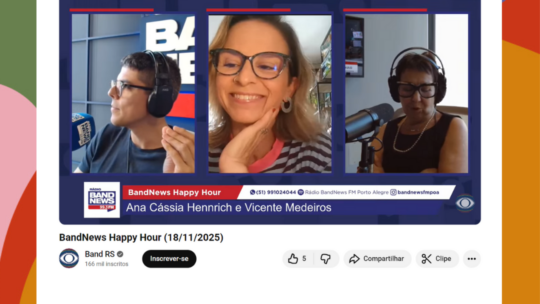 Desacelerar no mundo que corre: Entrevista à Rádio BandNews FM Porto Alegre