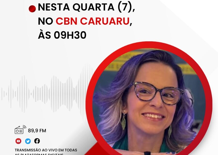 Entrevista à Rádio CBN Caruaru